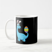 Mug Easter Day T Rex Dino Rabbit Ears With Egg Boys (Gauche)