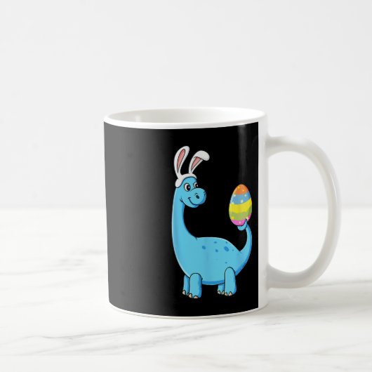 Mug Easter Day T Rex Dino Rabbit Ears With Egg Boys (Droite)