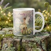Mug Easter Fairy Painting Egg Spring Name