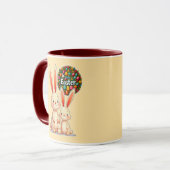 Mug Easter Family – Cute Bunny Celebration - caneca (Devant gauche)