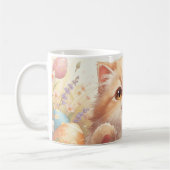 Mug “Easter Joy Persian Kitty" Adorable Persian Cat (Gauche)