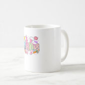 Mug Easter Nana Bunny Ears Coquette Bow Easter Rabbit  (Devant droit)