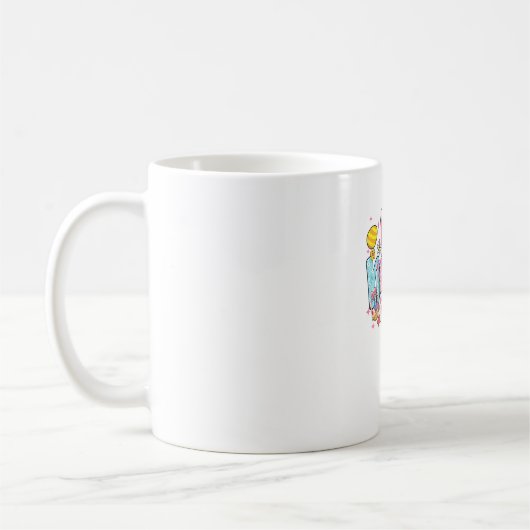 Mug Easter Nana Bunny Ears Coquette Bow Easter Rabbit  (Gauche)