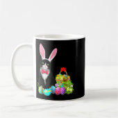 Mug Easter Rabbit Cat Bunny Ears Eggs Happy Easter Day (Gauche)