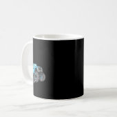 Mug Easter Rabbit équitation Monster Camion Fun Boys G (Devant gauche)