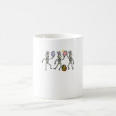 Mug Easter Skeletons Dancing Eggs Funny Bones Men Wome (Centre)