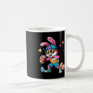 Mug Easter Sport Happy Easter Bunny Playing Footll Kid