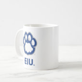 Mug Eastern Illinois Panthers Empreinte de patte & EIU (Devant gauche)