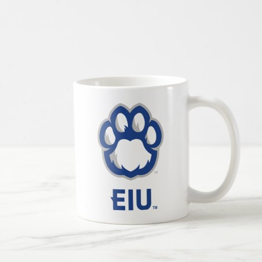 Mug Eastern Illinois Panthers Empreinte de patte & EIU (Droite)
