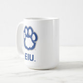 Mug Eastern Illinois Panthers Empreinte de patte & EIU (Devant gauche)