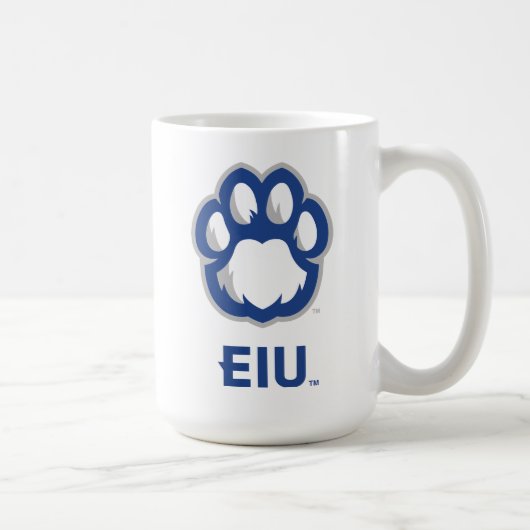 Mug Eastern Illinois Panthers Empreinte de patte & EIU (Droite)