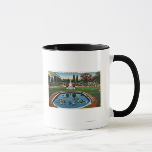 Mug Eastman House Gardens Lily Pond (Droite)