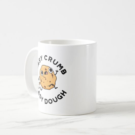 Mug Easy Crumb Easy Dough Funky Cookie Pun (Devant gauche)