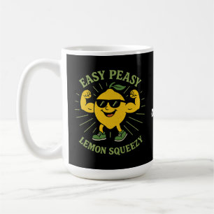Mug Easy Peasy Lemon Squeezy Cadeau - Funny Bonjour ét