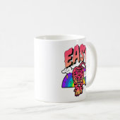Mug EASY Tiger Classic – Rétro Arc-en-ciel Fier et (Devant droit)