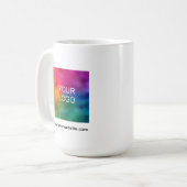 Mug Easy to Make Upload Your Company Logo Photo Here (Devant gauche)