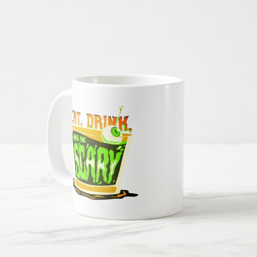 Mug Eat drink and be scary (Devant gauche)