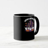 Mug Eat Drink And Be Scary Classic Funny Retro (Devant droit)