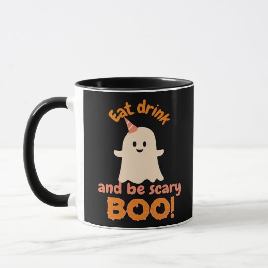 Mug Eat Drink And Be Scary Funny Spooky Gifts For Clas (Gauche)