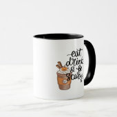 Mug Eat Drink And Be Scary Funny Trendy (Devant droit)