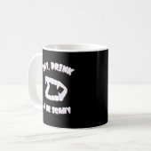 Mug Eat Drink Be Scary Vampire Minimalist Style (Devant gauche)