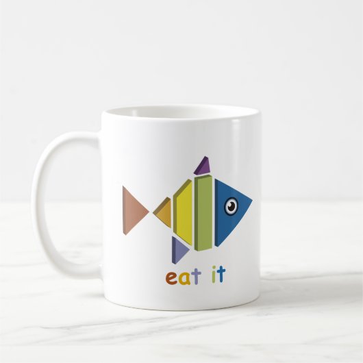 Mug Eat fish (Gauche)