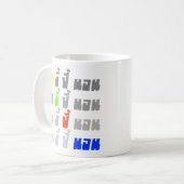 Mug Eat Poop Boom Sleep (Devant gauche)