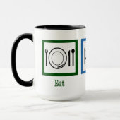 Mug Eat Sleep Act Drôle Acteur (Gauche)