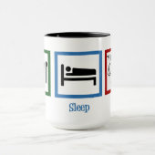 Mug Eat Sleep Act Drôle Acteur (Centre)
