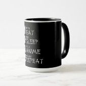 Mug Eat Sleep Anime Repeat Venin Idea Cosplayer (Devant droit)