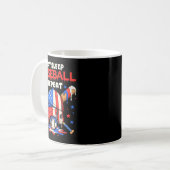Mug Eat Sleep Baseball Repeat Funny Ice Cream Drip Cro (Devant gauche)