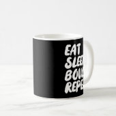 Mug Eat Sleep Boule Repeat Saying Funny Petanque Boule (Devant droit)