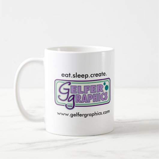 Mug eat.sleep.create.mug (Gauche)