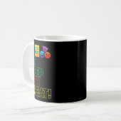 Mug Eat Sleep Dash Répéter Video Game Géométrie Vidéo (Devant gauche)