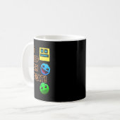 Mug Eat Sleep Dash Répéter Video Game Géométrie Vidéo (Devant gauche)
