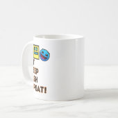Mug Eat Sleep Dash Répéter Video Game Géométrie Vidéo (Devant gauche)