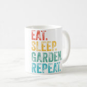 Mug Eat Sleep Garden Repeat Gardening Gardeners Funny  (Devant droit)