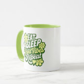 Mug Eat Sleep Good Vibes Répéter (Devant gauche)