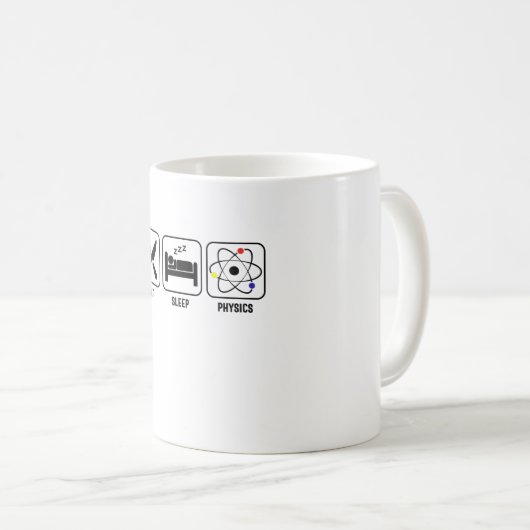 Mug Eat Sleep. Physics (Devant droit)