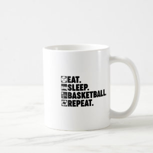 Mug Eat Sleep Sketll Répéter Hommes Femmes Sketll Play