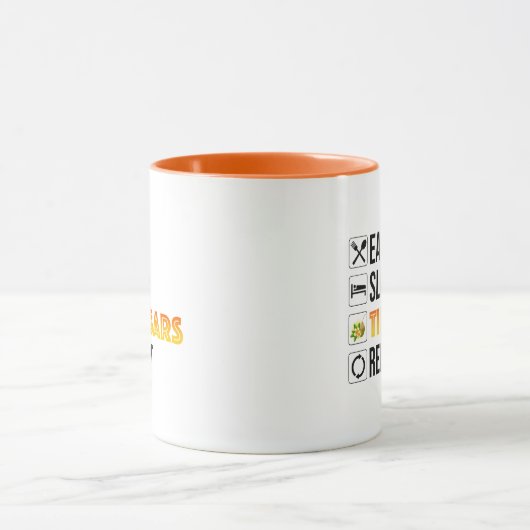 Mug Eat. Sleep. Tiki Bars. Repeat (Centre)