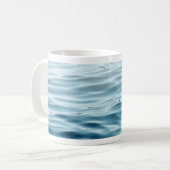 Mug Eau bleue ondulée (Devant gauche)