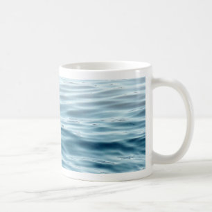 Mug Eau bleue ondulée
