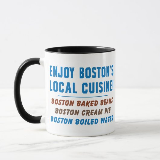 Mug Eau bouillie de Boston (Gauche)