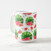 MUG EAU COULEUR ROUGE ET VERT EAU MELON DIFFÉRENTES (Devant gauche)