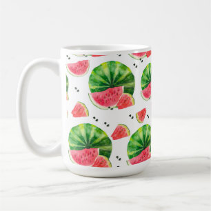 MUG EAU COULEUR ROUGE ET VERT EAU MELON DIFFÉRENTES