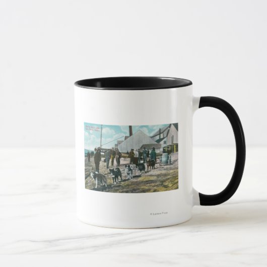 Mug Eau de Hauling avec Chiens Nome, AK (Droite)