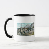 Mug Eau de Hauling avec Chiens Nome, AK (Gauche)