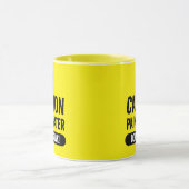 Mug Eau de peinture jaune amusante pour les artistes (Centre)