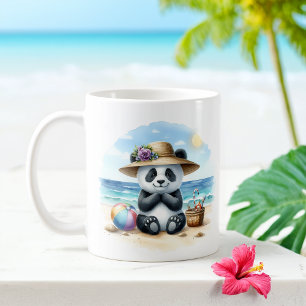 Mug Eau d'été Baby Panda sur la plage